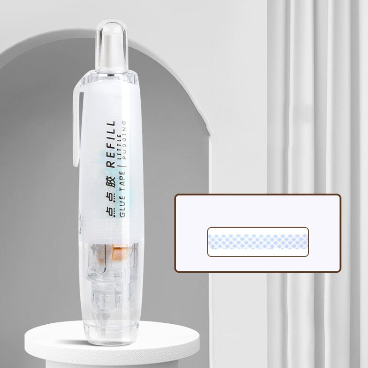Push-Dry Quick Glue Stick Correction Tape Double Sided Adhesive For Handmade Handbook(White)