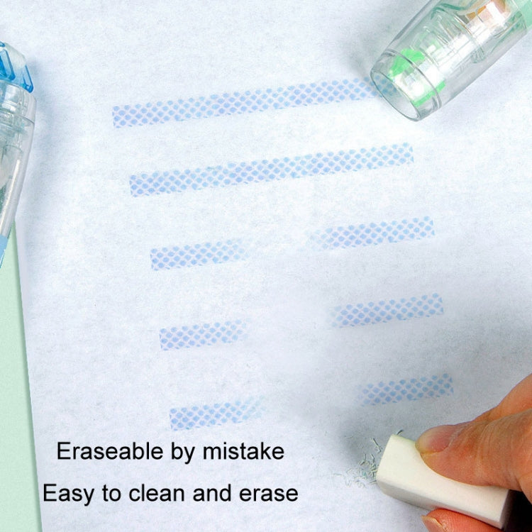 Push-Dry Quick Glue Stick Correction Tape Double Sided Adhesive For Handmade Handbook(White)