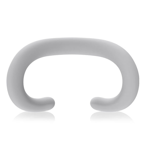 For Apple Vision Pro Silicone Eye Mask Sweatproof Dustproof Replaceable Silicone Case(White)