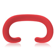 For Apple Vision Pro Silicone Eye Mask Sweatproof Dustproof Replaceable Silicone Case(Red)
