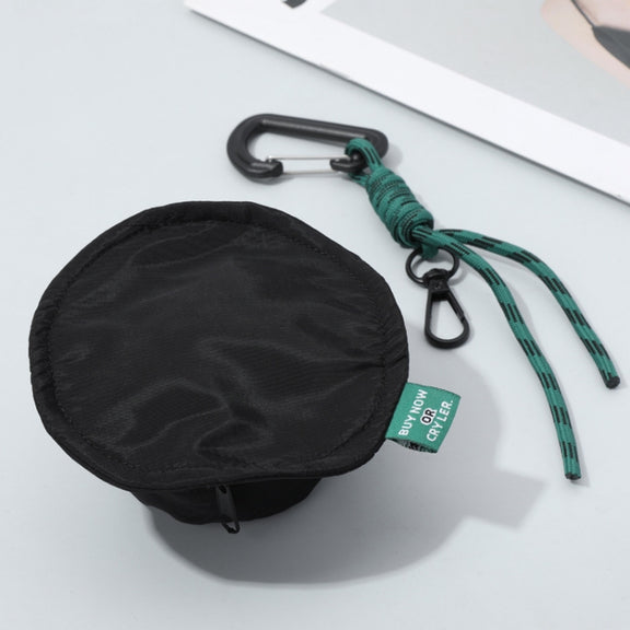 Portable Fisherman Hat Bag Coin Key Pouch Mini Bag Hanger, Color: Orange