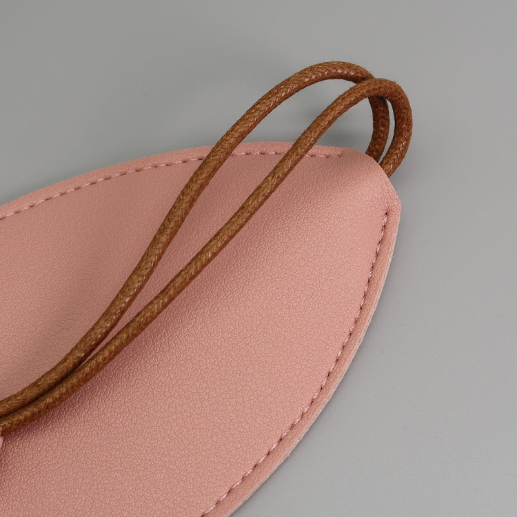 Pull-out Personalized Ladies Car Key Bag Portable Large Capacity Storage Key Cover, Color: Light Pink