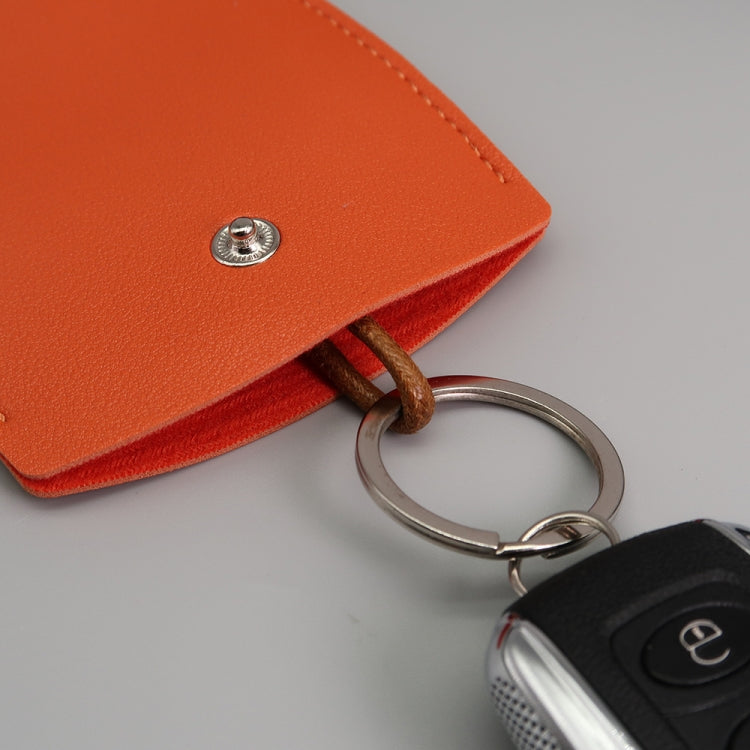 Pull-out Personalized Ladies Car Key Bag Portable Large Capacity Storage Key Cover, Color: Light Pink