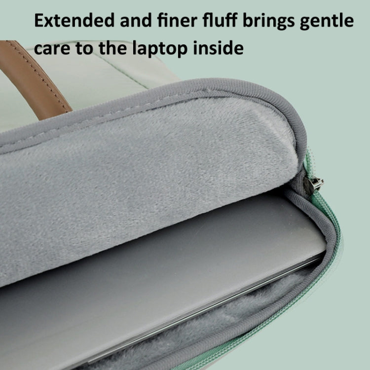 13-13.3 Inch Oxford Cloth Laptop Bag Crossbody Carrying Case Briefcase(Blue)