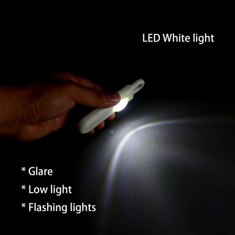 Women Personal Anti-pervert Alarm Outdoor LED Flashing Light Alarm(Black)