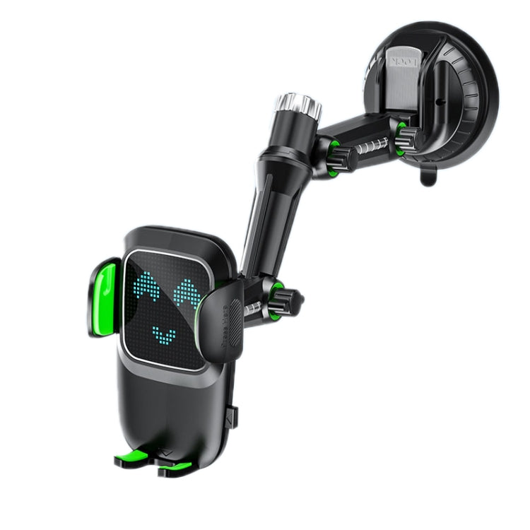 Car Windscreen Dashboard Suction Cup Phone Holder, Color: Extended Green