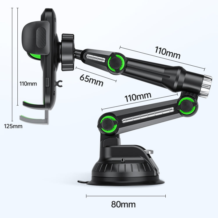 Car Windscreen Dashboard Suction Cup Phone Holder, Color: Regular Black