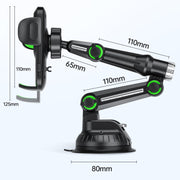 Car Windscreen Dashboard Suction Cup Phone Holder, Color: Regular Black