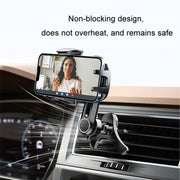 Car Air-conditioning Vent Y-shaped Base Mobile Phone Holder, Color: Tenth Generation Balck