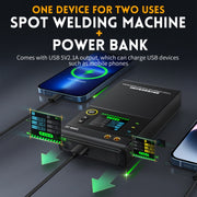 FNIRSI Small Handheld Portable Mobile Phone Lithium Battery Nickel Sheet Spot Welding Machine(SWM-10)