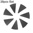 28pcs /Set For Tesla Model 3 Tire Sticker Modification Protective Film, Style: Carbon Fiber - Decorative Sticker by PMC TechLife | Online Shopping South Africa | PMC TechLife | Buy Now Pay Later Mobicred