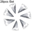 28pcs /Set For Tesla Model 3 Tire Sticker Modification Protective Film, Style: Electroplating Silver - Decorative Sticker by PMC TechLife | Online Shopping South Africa | PMC TechLife | Buy Now Pay Later Mobicred