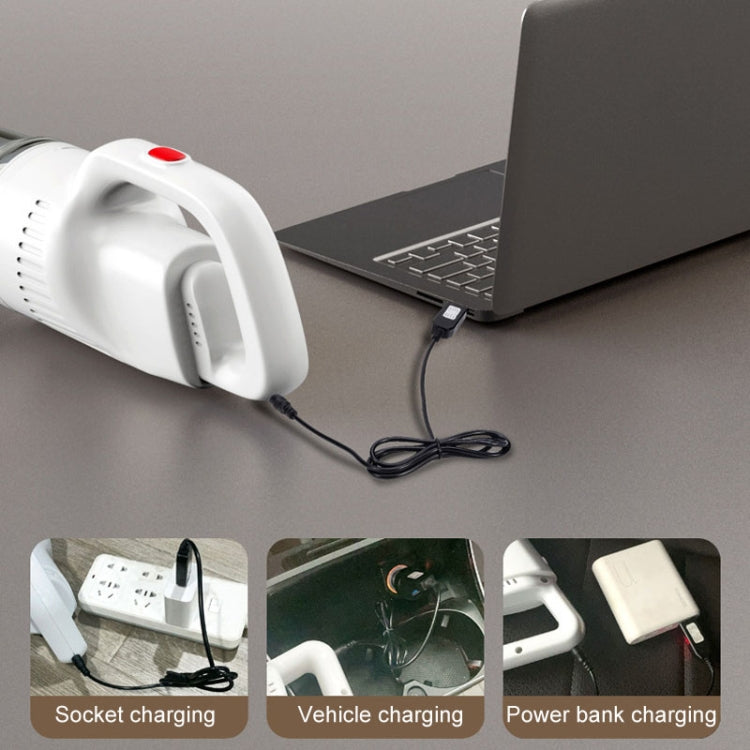 Handheld Household Vacuum Cleaner Car Small Powerful Dust Extractor, Model: Wireless Top Configuration
