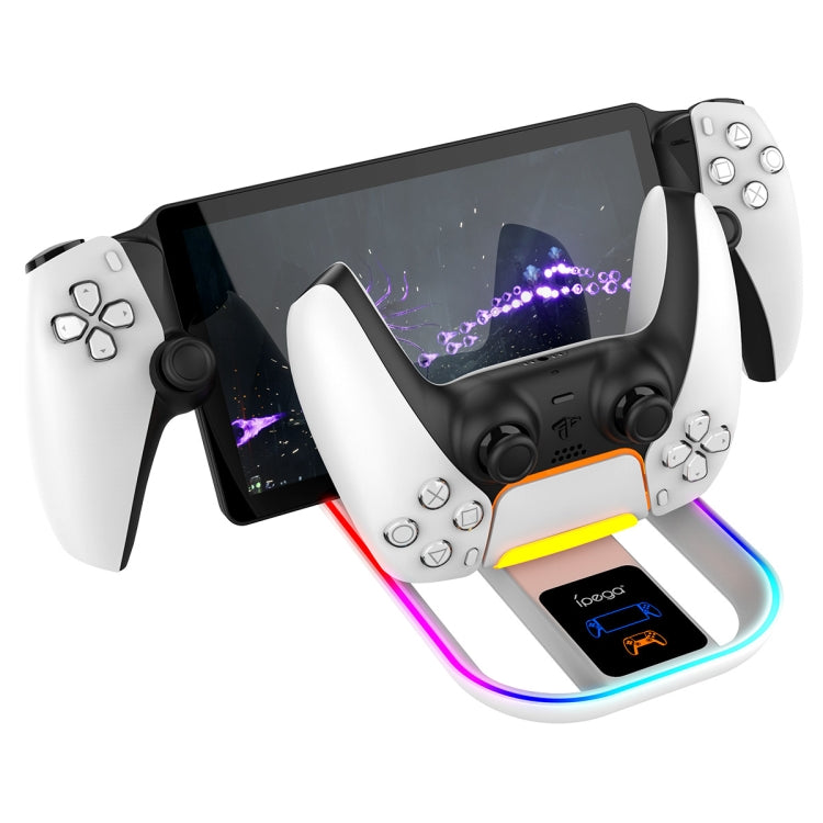 For SONY PlayStation Portal iPega Controller & Game Console Charger with RGB Light