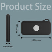 For Apple Vision Pro Accessories Power Protective Case Battery Silicone Storage Shell(Deep Blue)