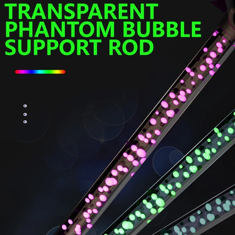 RGB Lighted Headphone Stand With Ambient Light USB Expansion Port Headphone Display Bracket, Style: Without 3.5mm Port