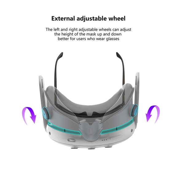For Meta Quest 3 Air Circulation Heat Dissipation Replacement Mask With Fan Anti-Fogging VR Mask Accessories