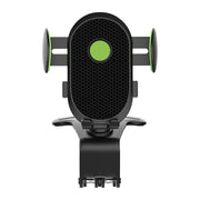 Car Dashboard Chuck Navigation Bracket Parking Number Plate(Green)