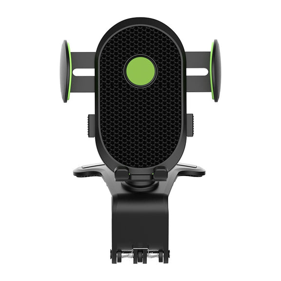 Car Dashboard Chuck Navigation Bracket Parking Number Plate(Green)