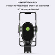 Car Dashboard Chuck Navigation Bracket Parking Number Plate(Green)