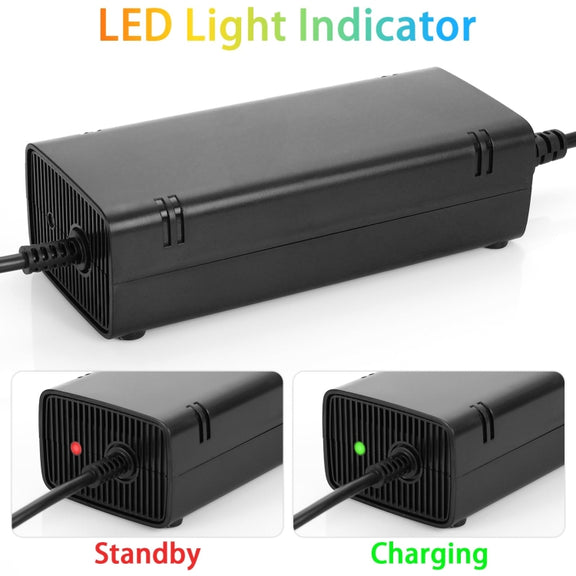 For Microsoft Xbox 360 E Console Power Supply Charger 135W 100-240V 2A AC Adapter(EU Plug)