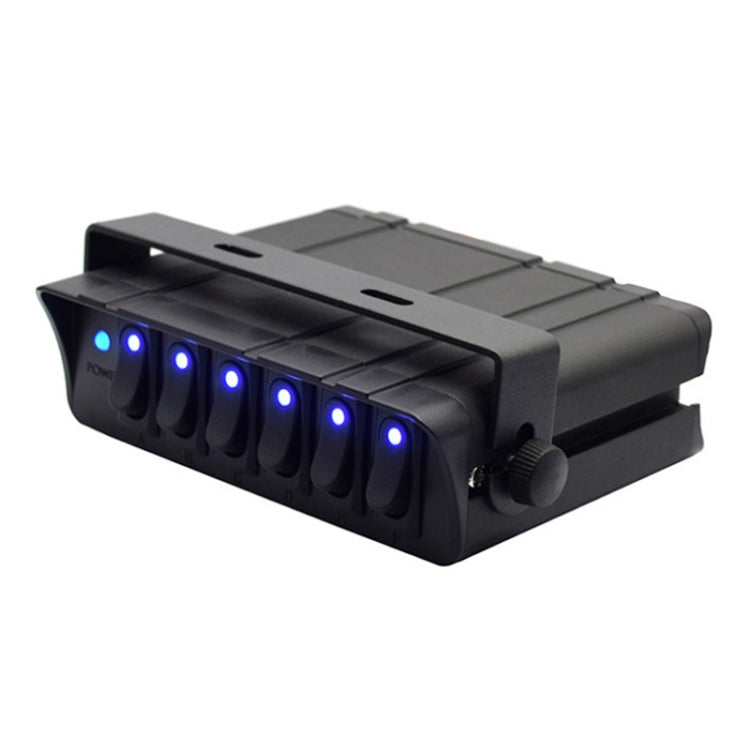 12V Ship Car 6-digit 3PIN Switch Panel Control System With Wiring(Blue Light)