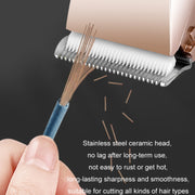 Rechargeable Hair Clipper Pet Shaver(Gold Black Pattern)