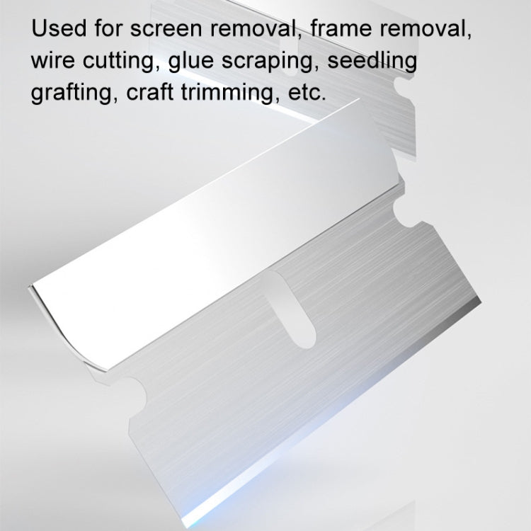100pcs /Pack MECHANIC Screen Repair Small Blade Ultra-thin High Toughness Carbon Steel Sharp Edge
