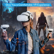 DEVASO VR Glasses Retractable Adjustable Headband Accessories For Meta Quest 3S / Meta Quest 3 / Meta Quest 2 / Meta Quest Pro / Pico 4 / Pico 4 Pro(Black)