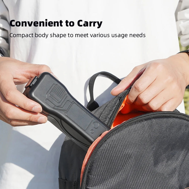 For DJI OSMO POCKET 3 BRDRC Water-resistant Storage Box Protective Shell  With Lanyard(Black)