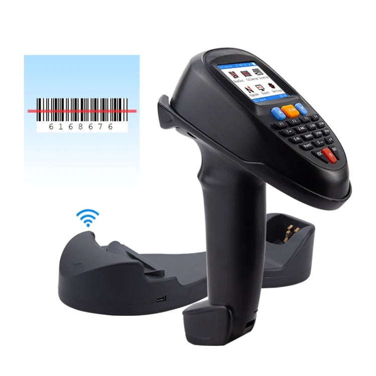 NEWSCAN 1D Laser  Wireless Barcode Reader Scanner Data Collector With 2.2-Inch LCD Screen