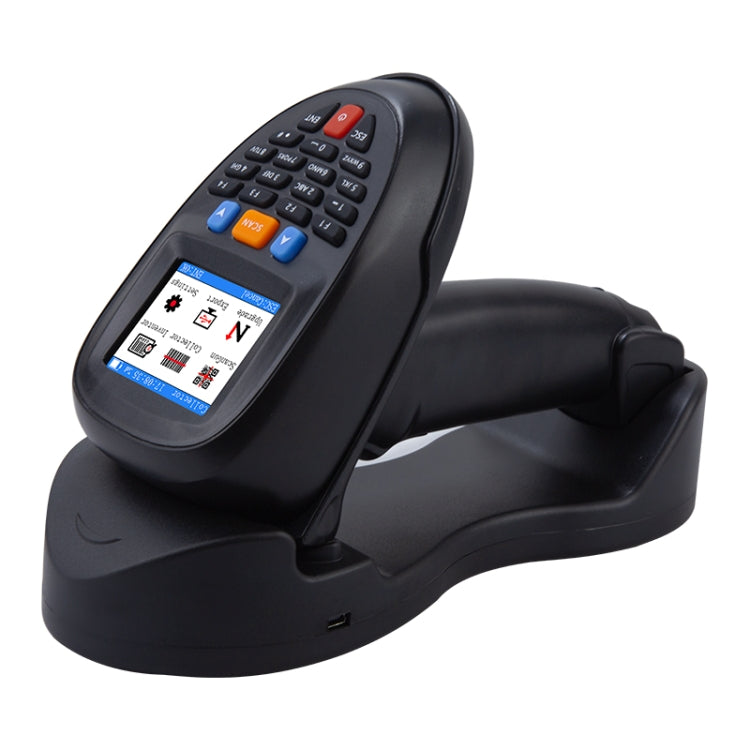 NEWSCAN 1D CCD Red Light Wireless Barcode Reader Scanner Data Collector With 2.2-Inch LCD Screen