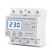 SINOTIMER STVP-932 80A 3-phase 380V LCD Self-resetting Adjustable Surge Voltage Protector