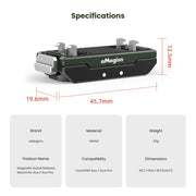 For Insta360 Ace / Ace Pro / X5 aMagisn Metal Magnetic Quick Release Sports Camera Accessories
