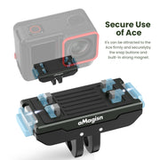 For Insta360 Ace / Ace Pro / X5 aMagisn Metal Magnetic Quick Release Sports Camera Accessories