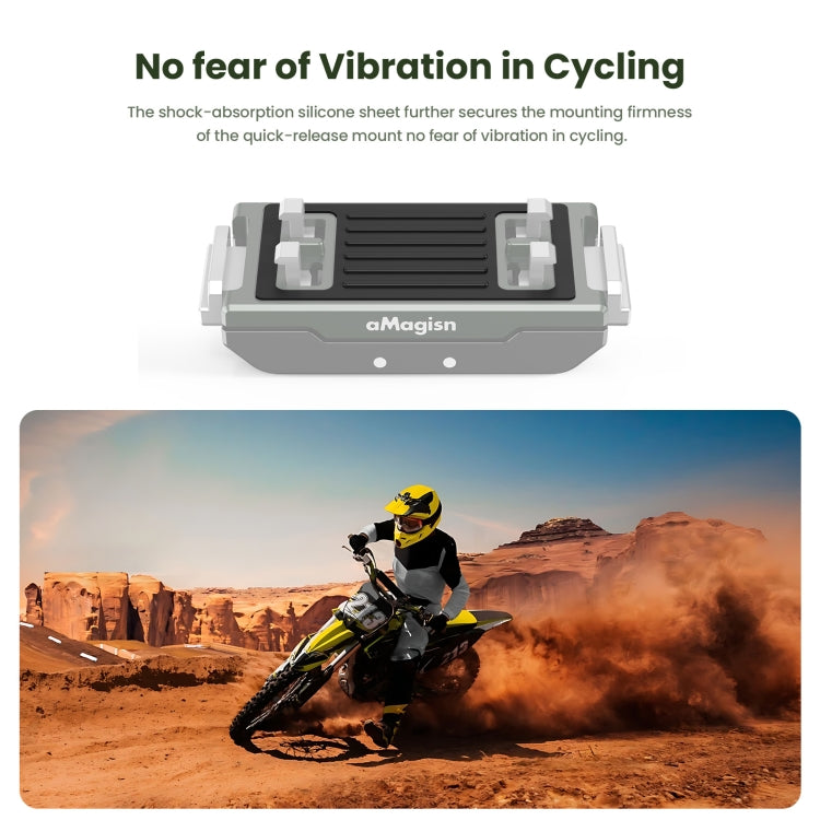 For Insta360 Ace / Ace Pro / X5 aMagisn Metal Magnetic Quick Release Sports Camera Accessories
