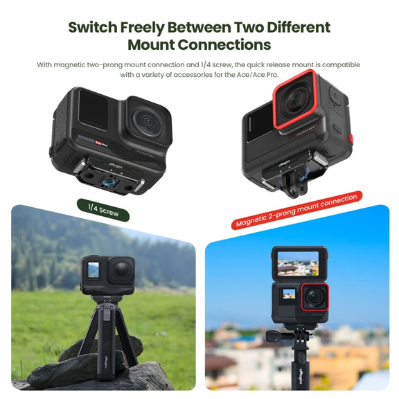 For Insta360 Ace / Ace Pro / X5 aMagisn Metal Magnetic Quick Release Sports Camera Accessories
