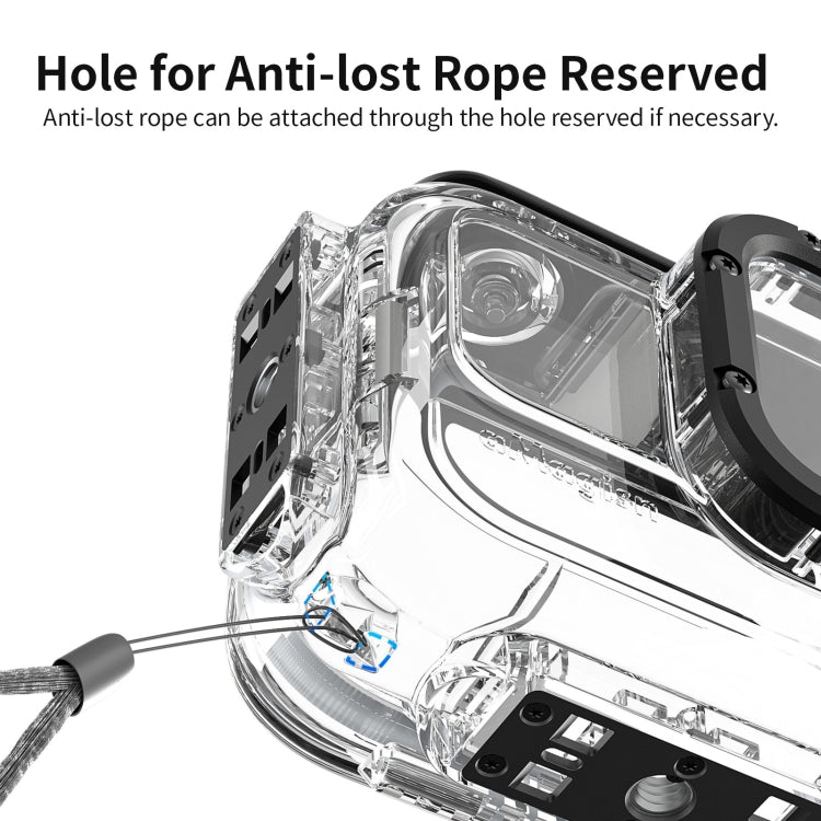 For Insta360 Ace aMagisn Horizontal and Vertical Shooting Dive Shell 60m Water-resistant Shell Accessories