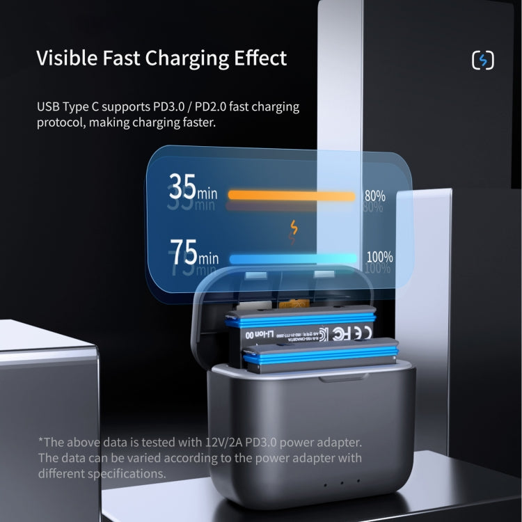 For Insta360 X3 aMagisn Battery Fast Charging Box