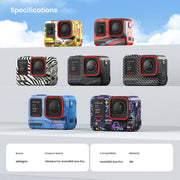For Insta360 Ace Pro aMagisn Body Sticker Sports Camera Accessories(Neon)