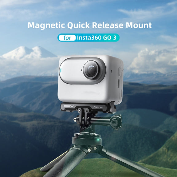 For Insta360 GO 3 / 3S aMagisn Magnetic Fast Disassembly Bottom Seat Bracket Sports Camera Accessories
