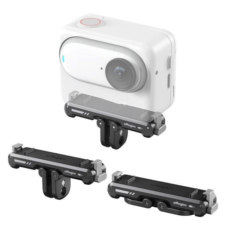 For Insta360 GO 3 / 3S aMagisn Magnetic Fast Disassembly Bottom Seat Bracket Sports Camera Accessories