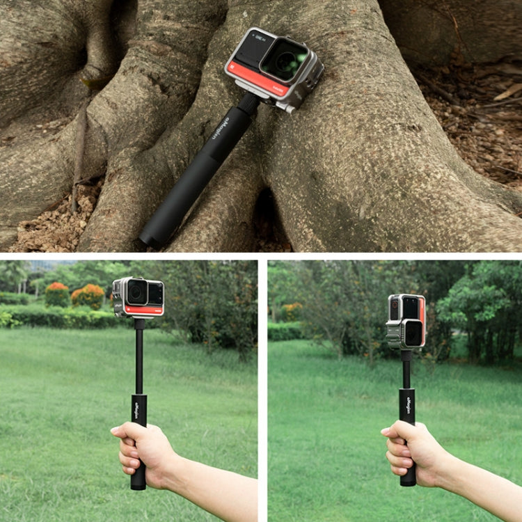aMagisn 70cm Invisible Straight Pull Selfie Stick Sports Camera Accessories, Specification: Single Rod