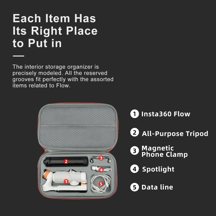 For Insta360 Flow aMagisn Medium Organizer Bag Gimbal Protector