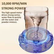 10000rpm/min Magnetic Levitation Electric Coffee Stirrer Milk Shaker Red Wine Decanter(Pink)