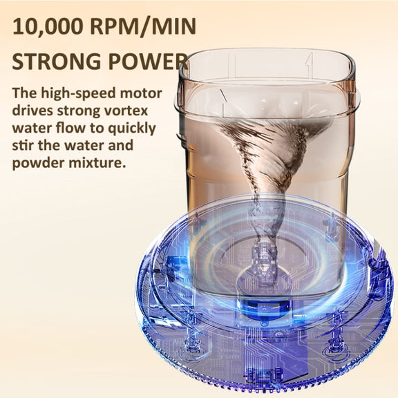 10000rpm/min Magnetic Levitation Electric Coffee Stirrer Milk Shaker Red Wine Decanter(Pink)