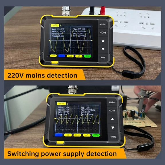 FNIRSI Handheld Small Digital Oscilloscope For Maintenance, Specification: Upgrade