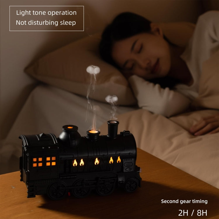 300ml Small Train Essential Oil Diffuser Humidifier With Remote Control AU Plug
