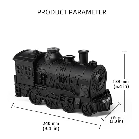 300ml Small Train Essential Oil Diffuser Humidifier With Remote Control EU Plug