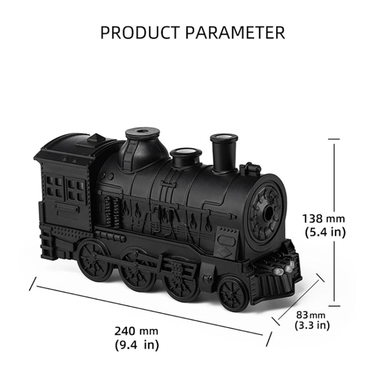300ml Small Train Essential Oil Diffuser Humidifier With Remote Control AU Plug